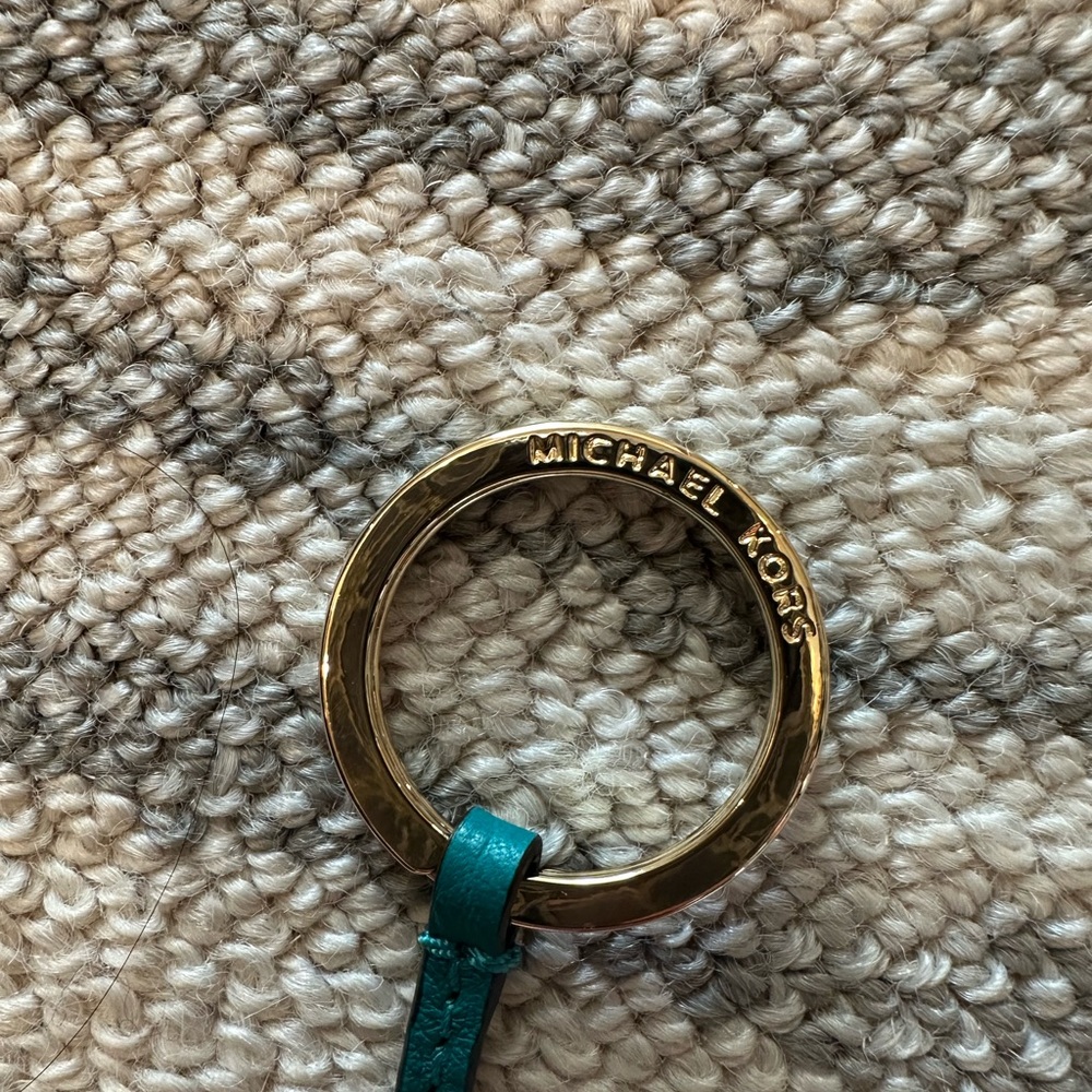 Michael Kors Teal Keychain Wallet - Picture 4 of 6